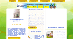 Desktop Screenshot of magnetiseur-magnetiseuse.com